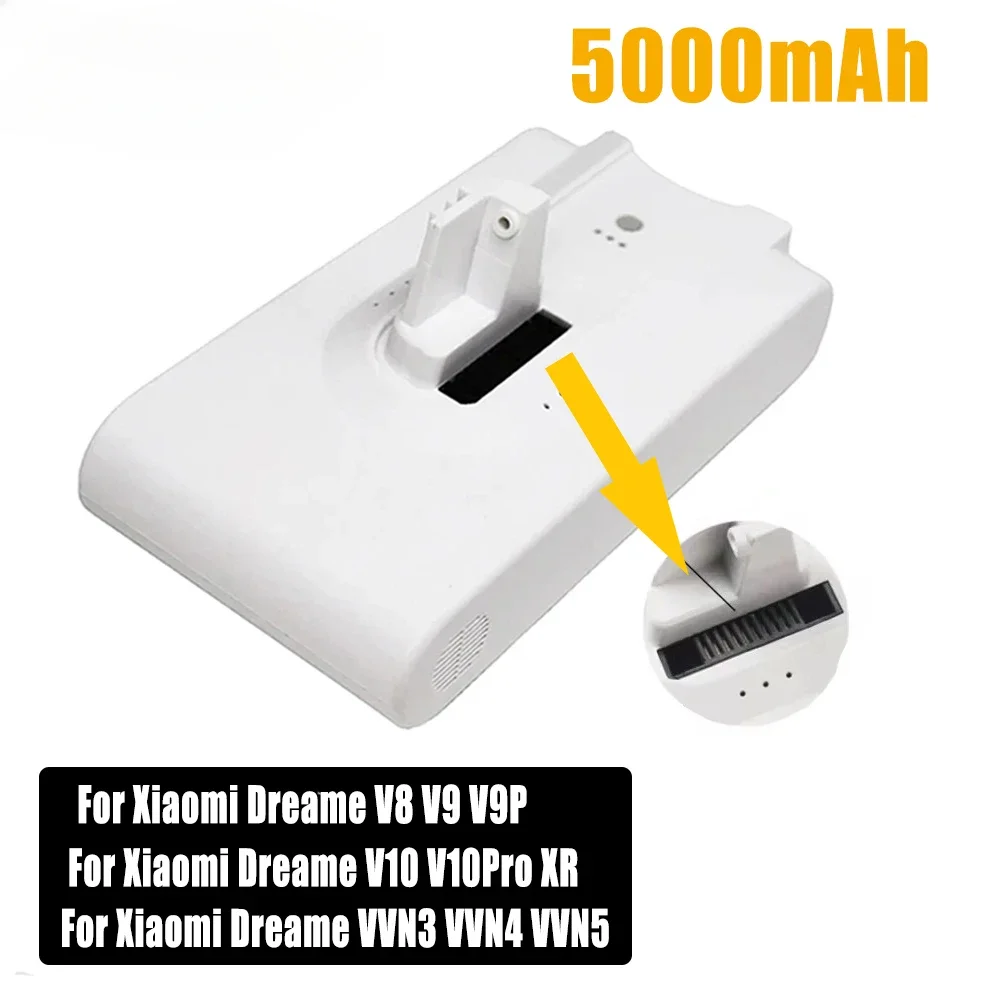 

Replacement battery for Dreame V8 V9 V10 V9P V10Pro XR VVN3 VVN4 VVN5 handheld cordless vacuum cleaner accessories