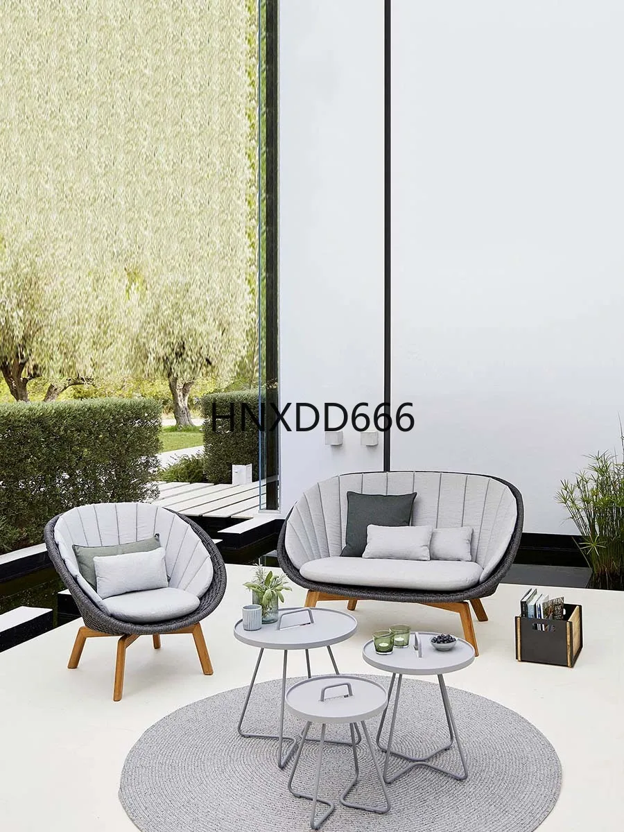 Outdoor-Freizeitsofa, hochwertige Teakholzmöbel