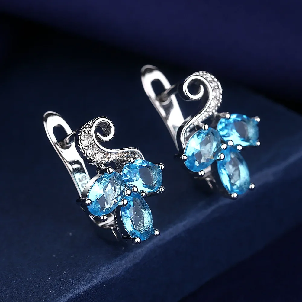 Ohrringe aus 925er-Sterlingsilber für Damen, runde Zirkon-Ohrringe, funkelnde Party, Hochzeit, Schmuck, Geschenkzubehör