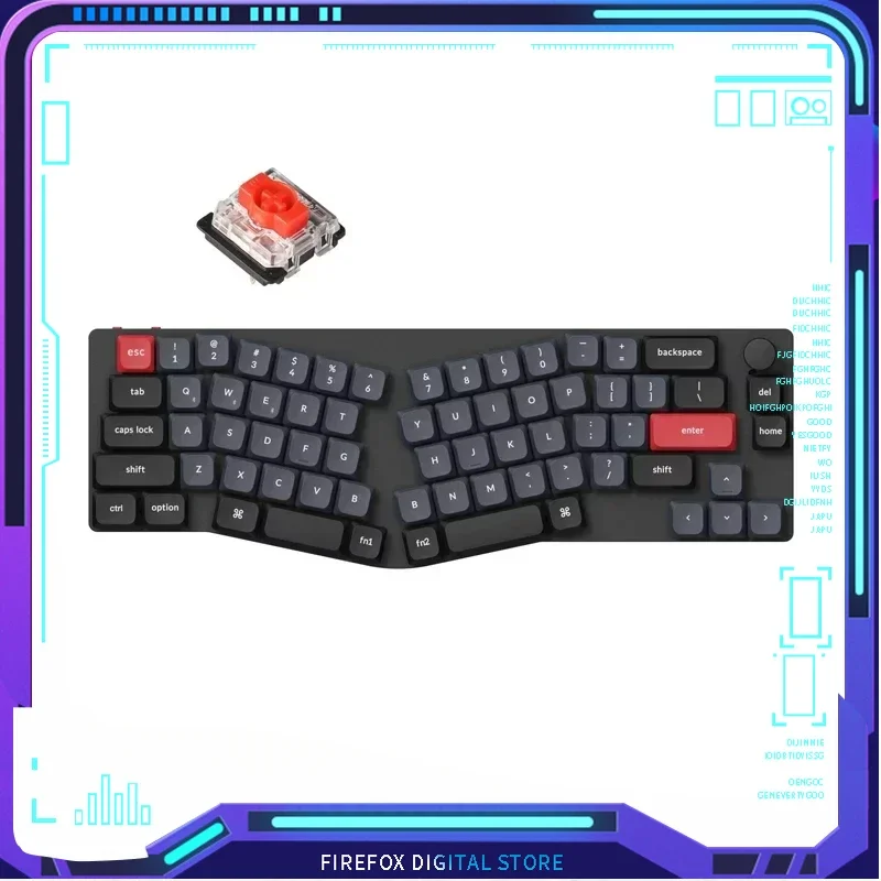 teclado mecanico k11pro original modo dual luz fina ergonomico personalizado abs keycaps 67 teclas pc escritorio eixo baixo 01