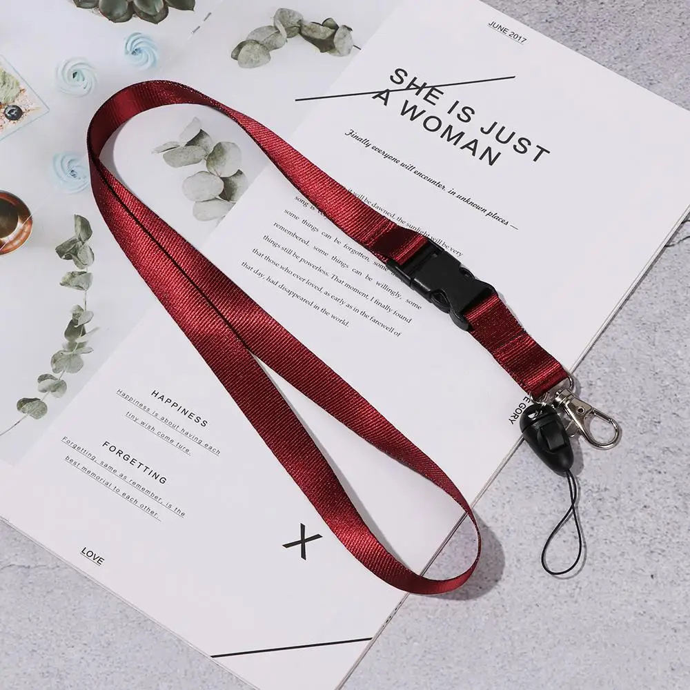 Personality Fashion ID Card Rope Mobile Phone Straps Keys Gym Holder Neck Strap Mobile Phone Lanyard
