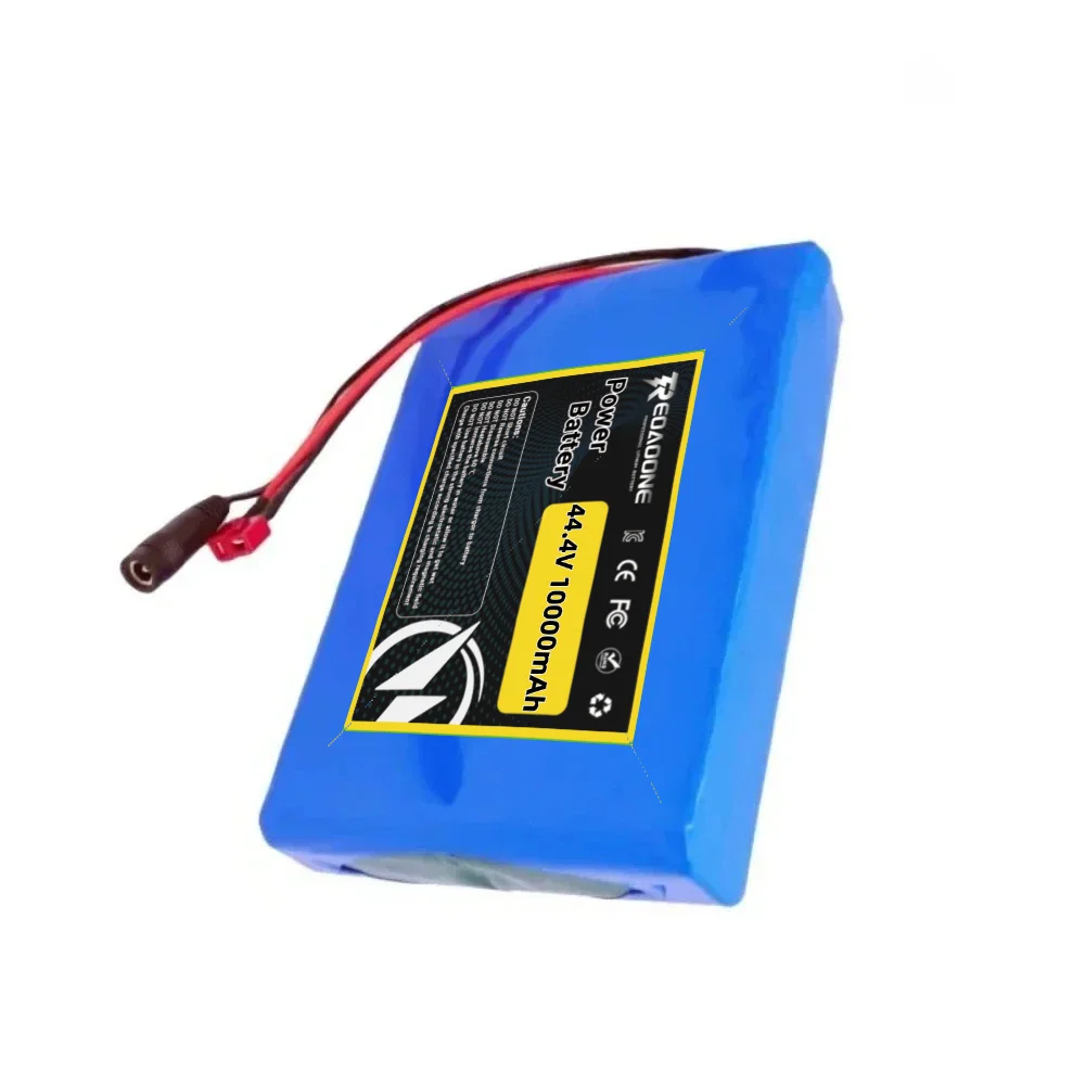 44.4V Built-in Lithium Battery 10000mAh - 12S4P 18650 Configuration for 350W~500W Electric Skateboard Commuting Tools with BMS