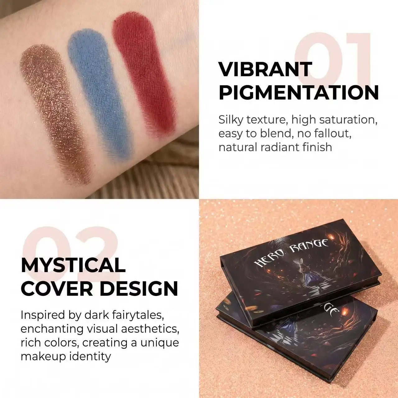 15-Color Cool Neutral Cement Eyeshadow Palette –Smoky Shades, Low Saturation Urban Grunge,Blendable Dark Tones for Daily& Party