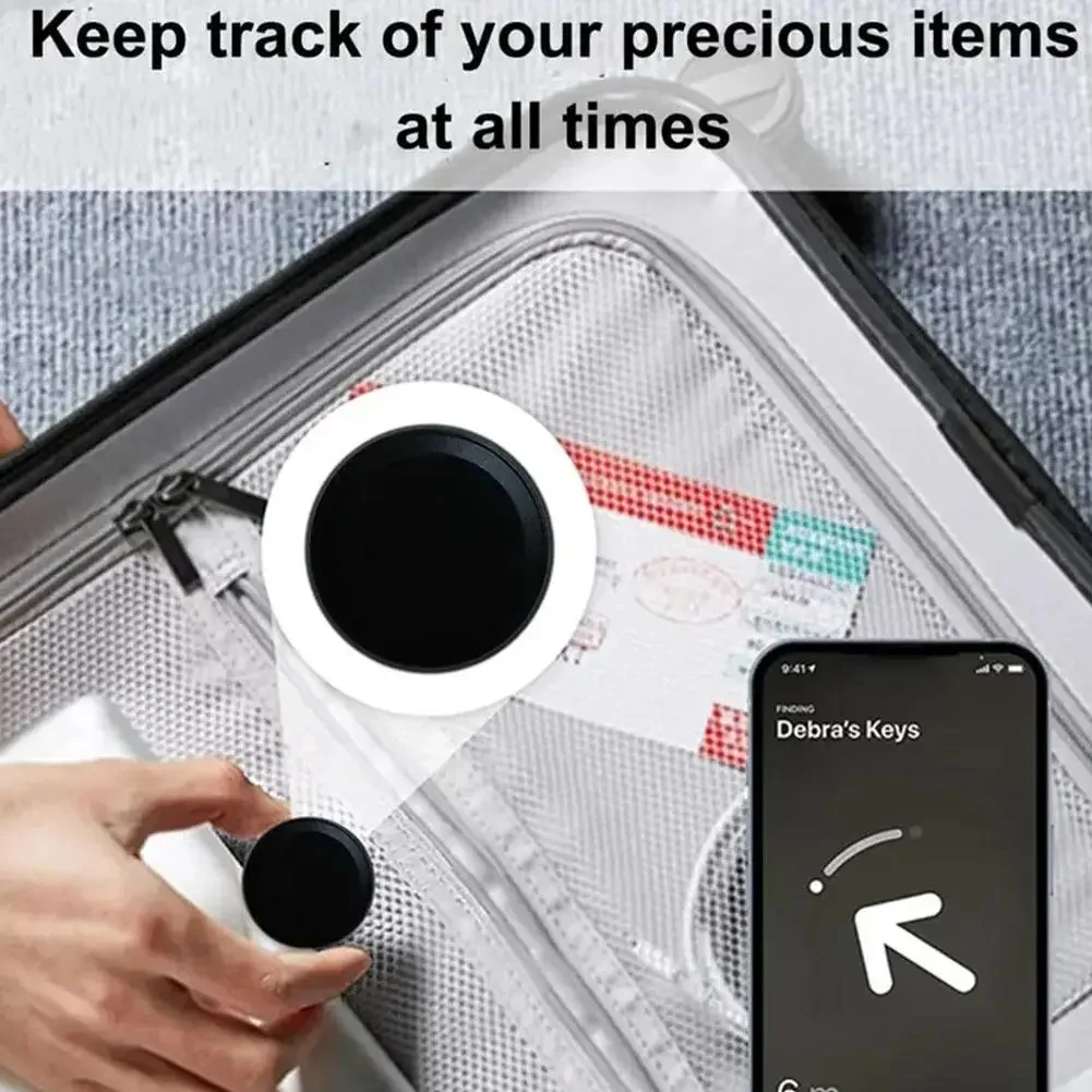 For Airtag Tracker Adhesive Holder Case Waterproof 3M Sticker Mount Cover Shell For Find My Suitcase Bicycle Car