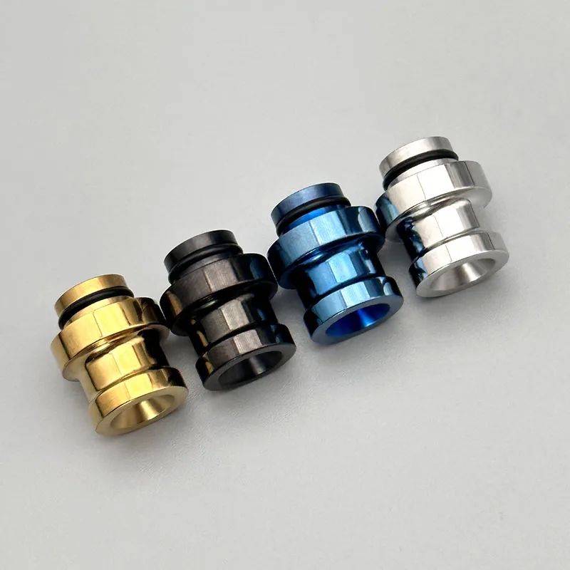 Vape 510 طرف بالتنقيط مرآة من الفولاذ المقاوم للصدأ تلميع المعبرة 4.2 مللي متر القطر الداخلي لـ v1 v2 صندوق واحد قوي ملحقات Mod Vape #3