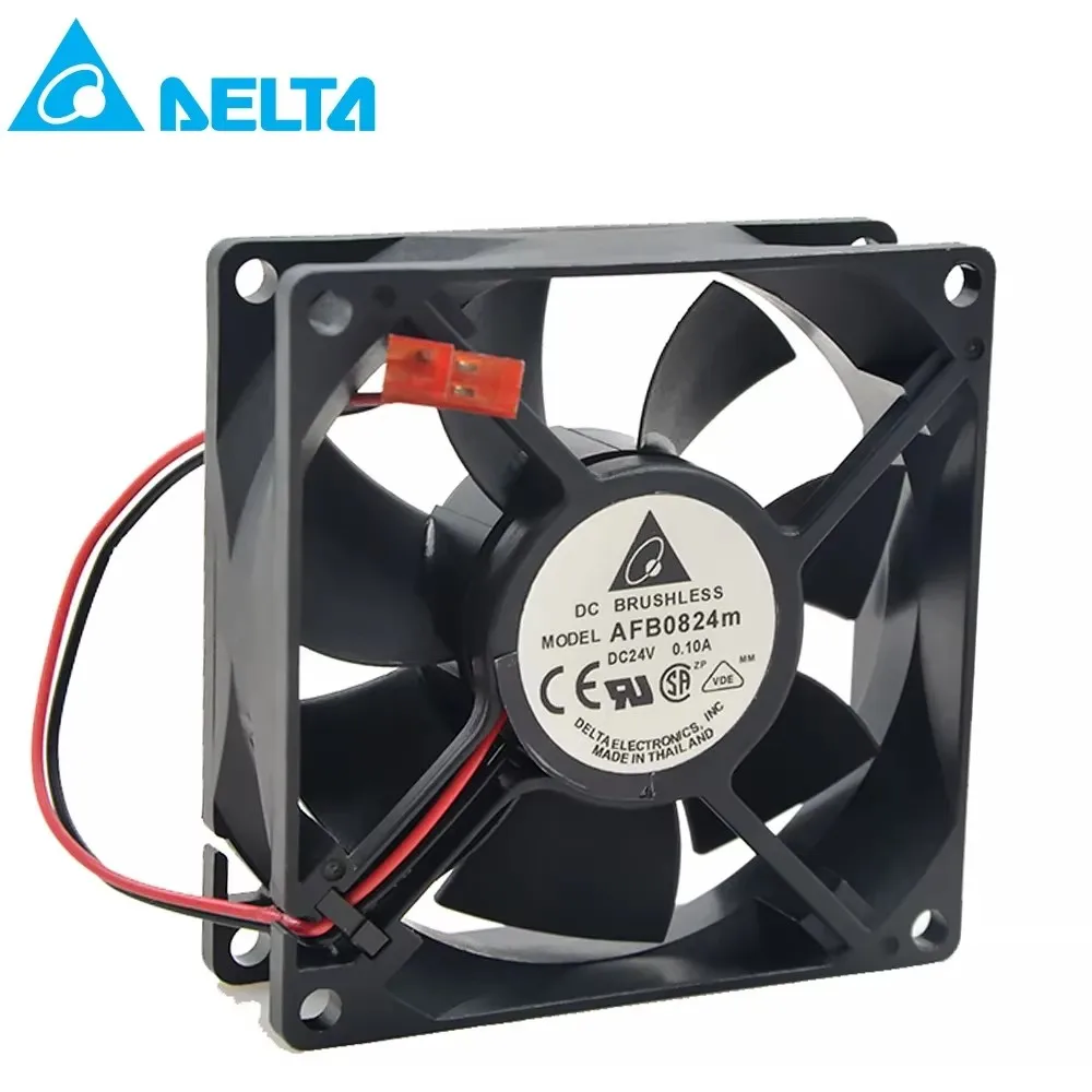 

for delta AFB0824M 8025 24V 0.10A 80x80x25mm 8CM for delta inverter converter cooling fan