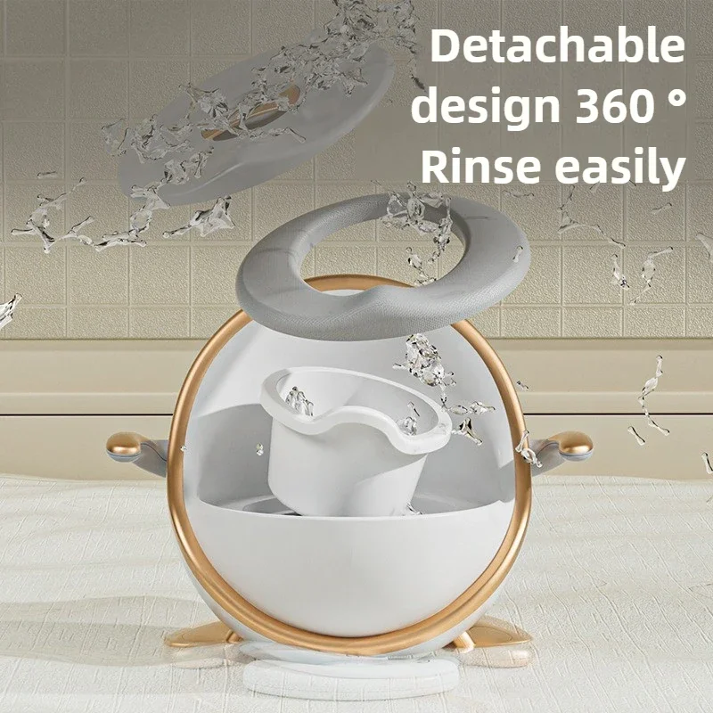 

2026 Smart Children's Toilet with Night Light Sensor Household Potty Urinal Boy Urinal Toilet Removable and Washable Toilet