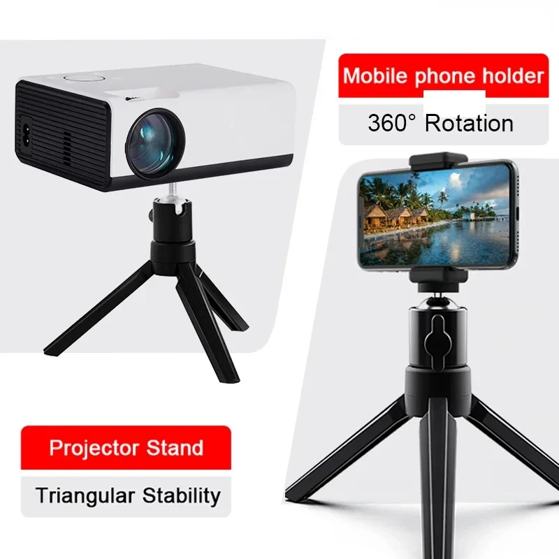 

Rack Folding Projector Desktop Projector Stand，Desktop Lazy Mobile Phone Holder Tripod Live Support Creative Bedside Stand