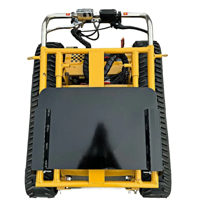 Electric Foldable Cargo Trolley Stair Climbing Crawler For Construction Carry Buckets Machine