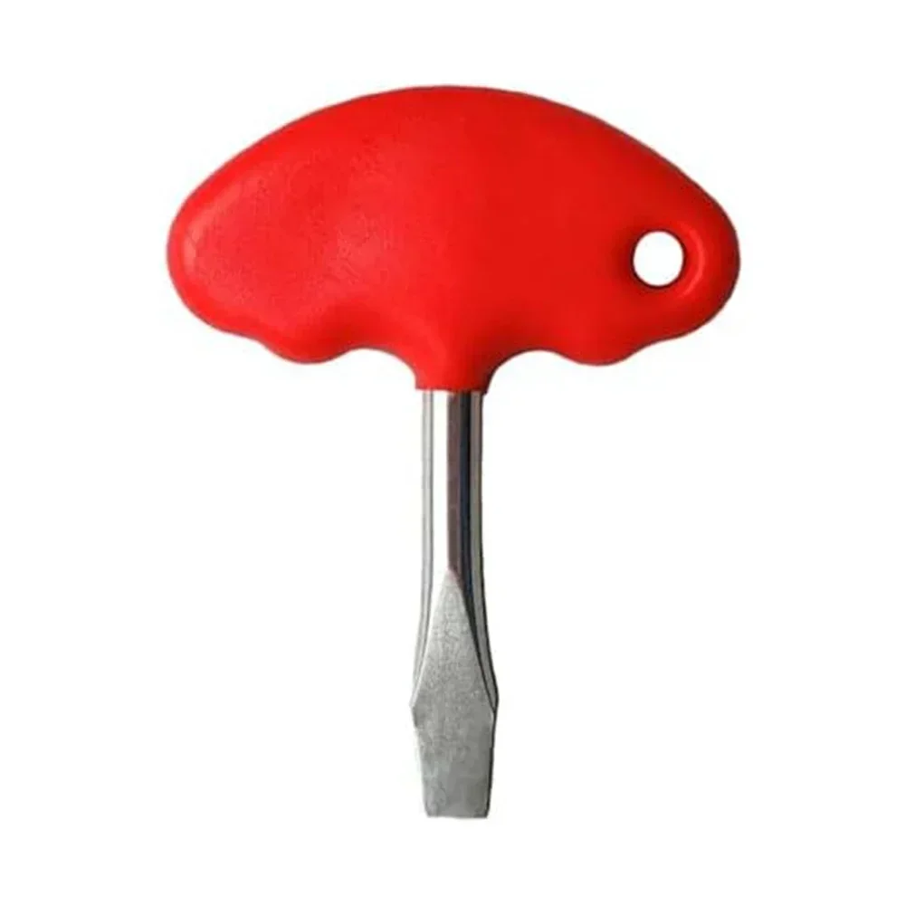

T-Handle Flathead Screwdriver Slotted Screwdriver Large Flat Head Multi-Bit Nut Driver For Quick Release Plate Camera Hand Tool