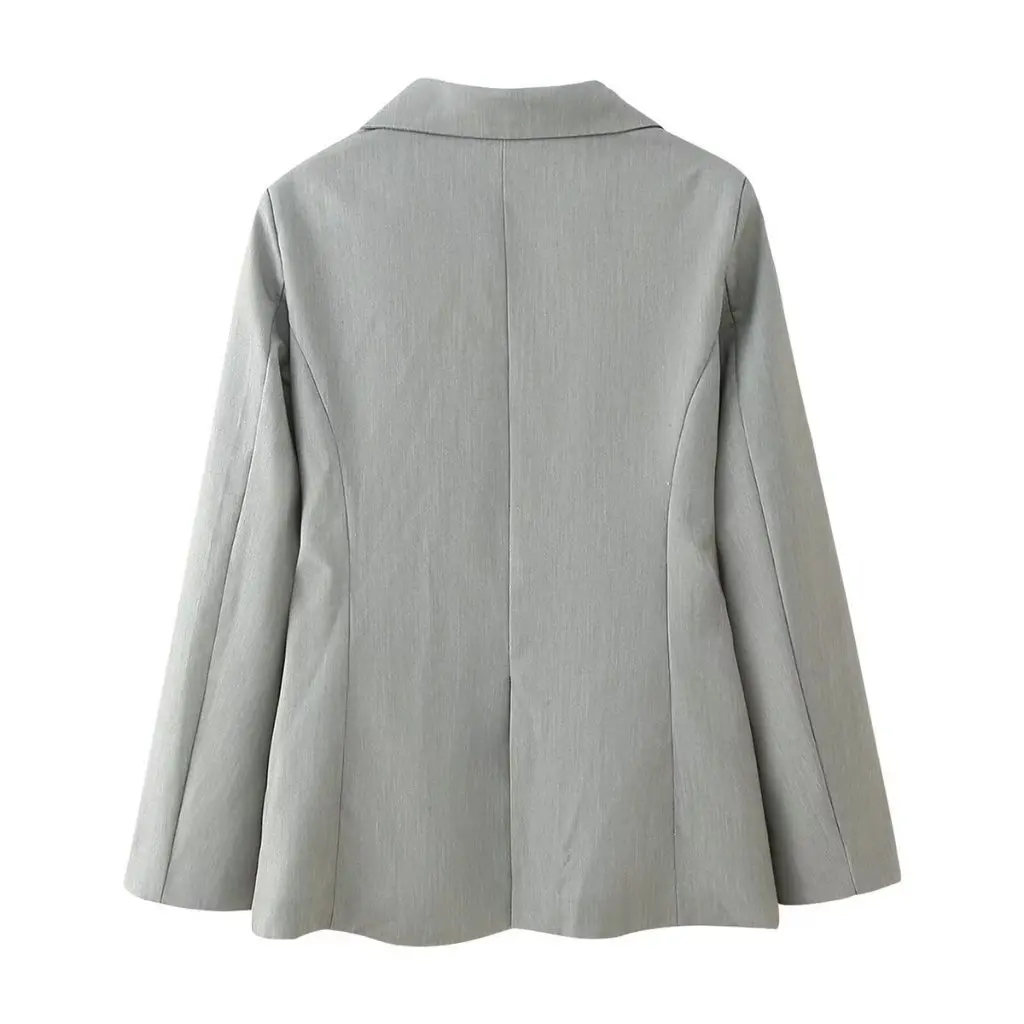 

Women's Fashion One-Button Belted Small Suit Jacket Top Autumn Winter European American Style Personalized Clothing