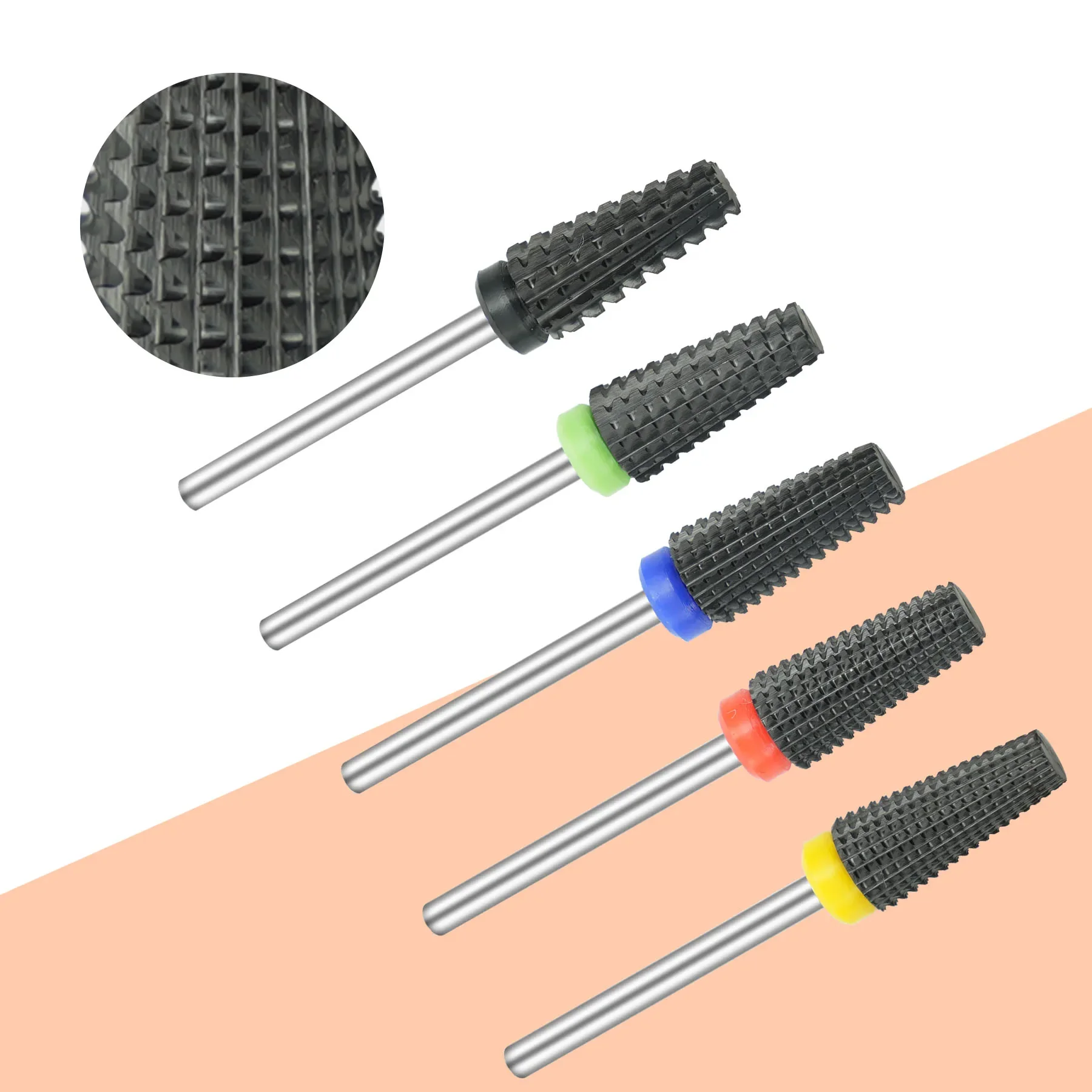 Forets à ongles en céramique, 1 pièce, forets de manucure électriques, fraises de pédicure, limes de Machine, accessoires d'art des ongles, outil pour enlever le Gel des ongles