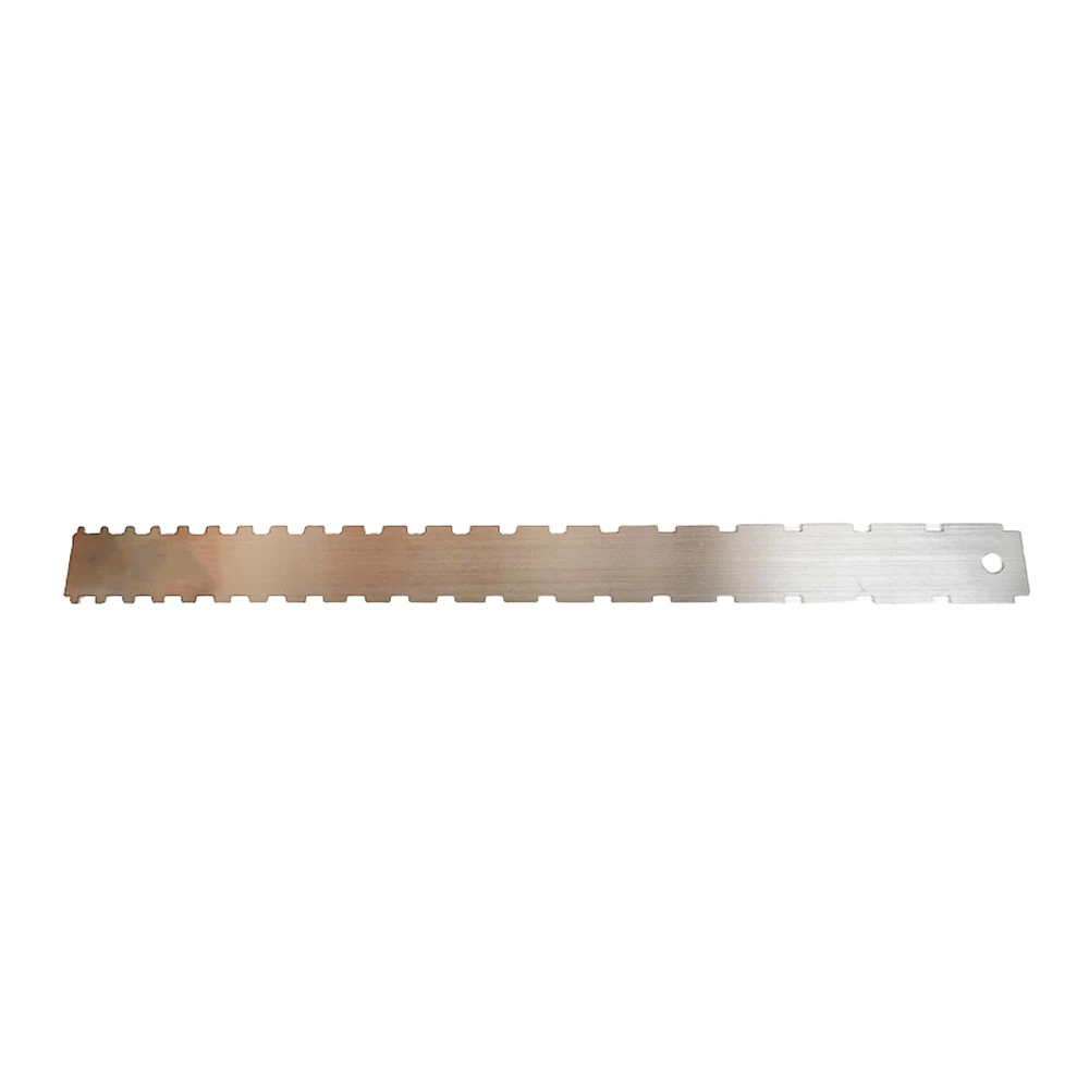 Guitar Neck Ruler Notched Straight Edge Gauge Luthiers Tool For Most Guitars