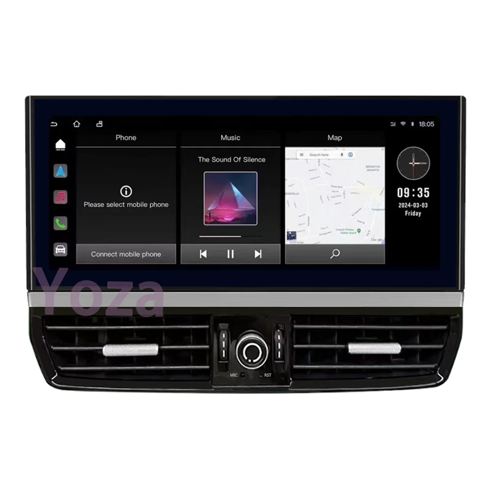 Yoza Carplay Car Radio For Porsche Cayenne 2010-2017 Android11 Touch Screen Multimedia Player GPS Navigation Stereo 5G WIFI