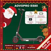 AOVO European 31km/h Electric Scooter Free VAT EScooter 8.5Inch 350W 10.5Ah Adult Foldable Electric Skateboards Scooter with App