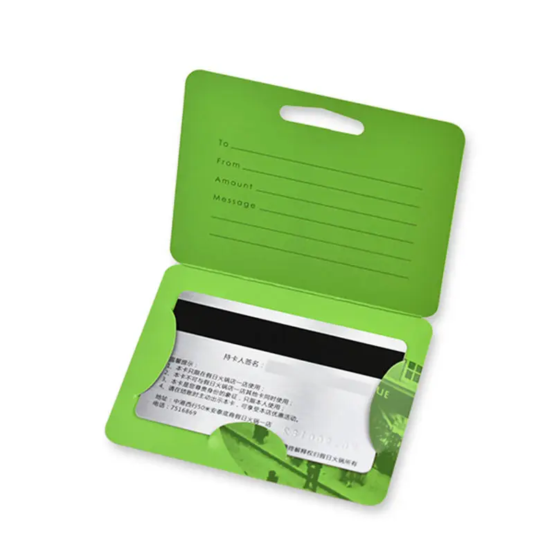 Printing Card holder card Envelope ATM card Sleeves hotel keycad holder