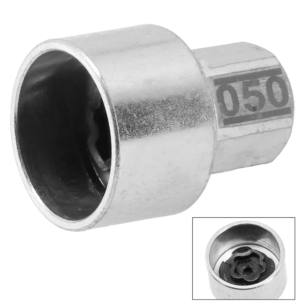 For BMW Wheel Lock Lugnut #50 Anti Theft Screw Bolt 50 Key Socket For 1 Series F20 F21 For 3 Series F30 F31 For 5 Series F10F11