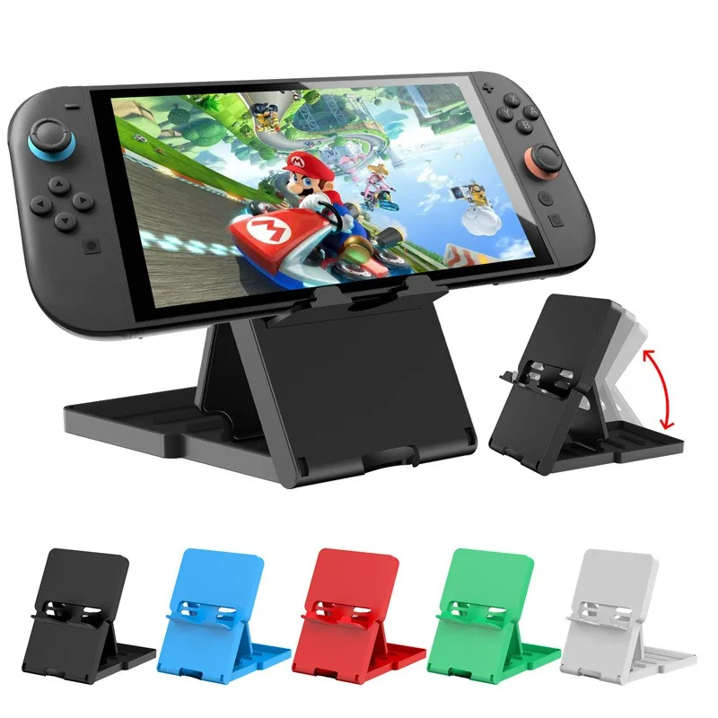 Регулируемая подставка для игровой консоли для Nintendo Switch Lite/OLED-кронштейн, складная настольная подставка для мобильного телефона, основание Регулируемая подставка для игровой консоли для Nintendo Switch Lite/OLED-кронштейн, складная настольная подставка для мобильного телефона, основание