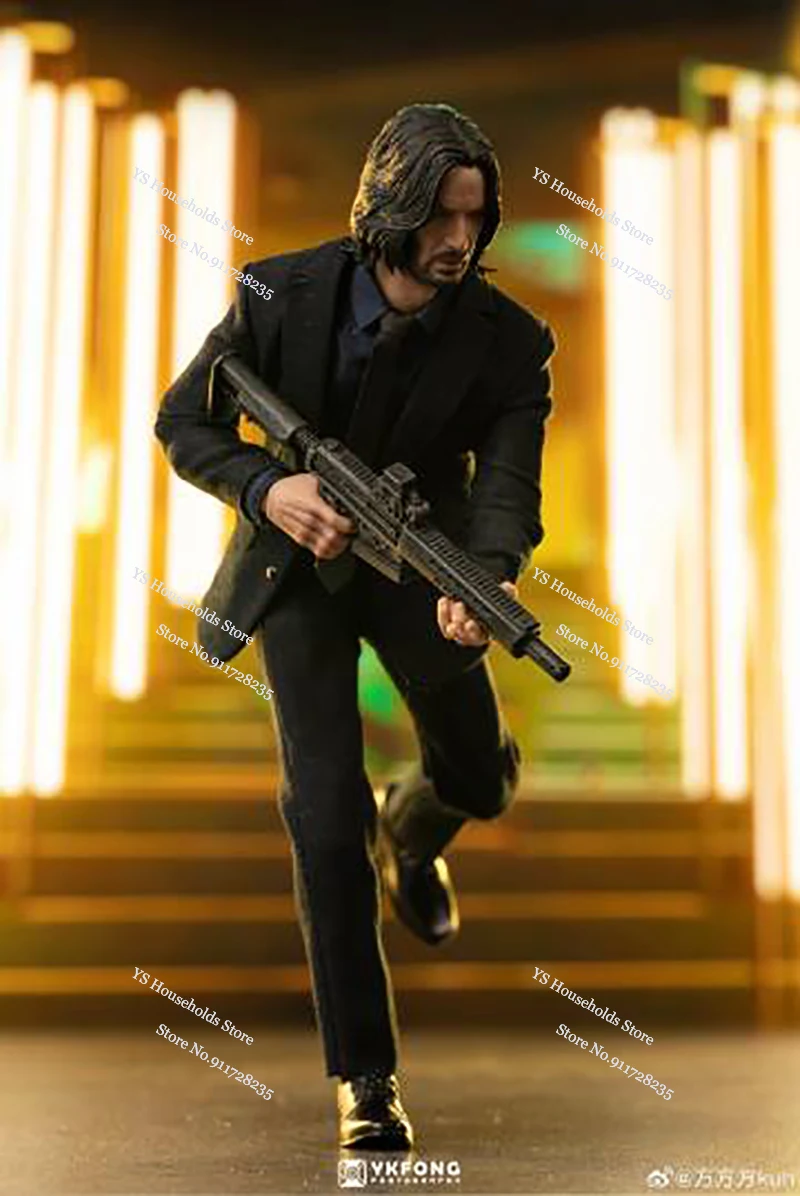 AT personnalisé 1/12 tissu mobile homme figurine John Wick film Original délicat 6 "ensemble complet soldat modèle Fans Collection