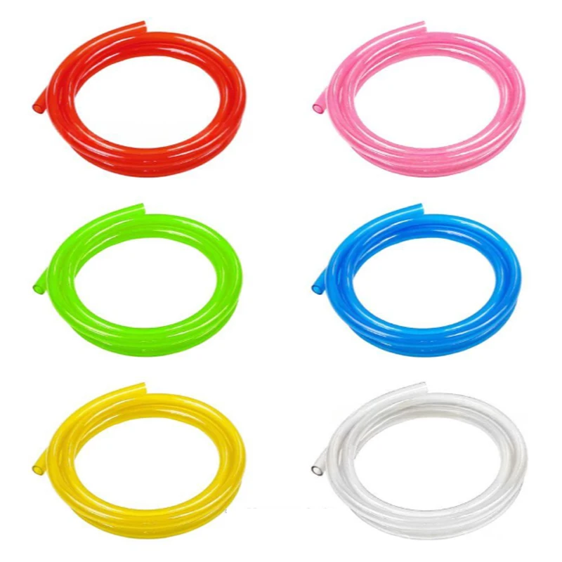 1M Motorcycle Hose 5mm*8mm Petrol Fuel Line Hoses Gas Oil Pipe Tubes Rubber Oil Pipe Moto Dirt Bike ATV Accessories