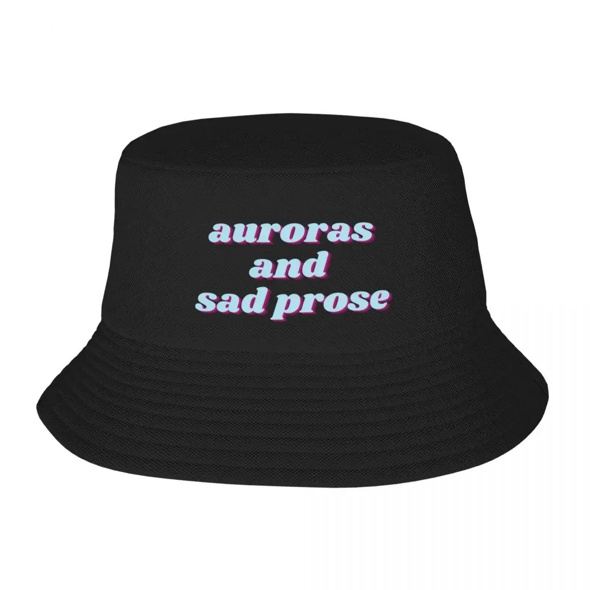 retro auroras and sad prose Bucket Hat Fishing cap birthday  Cap Man  Men Women's