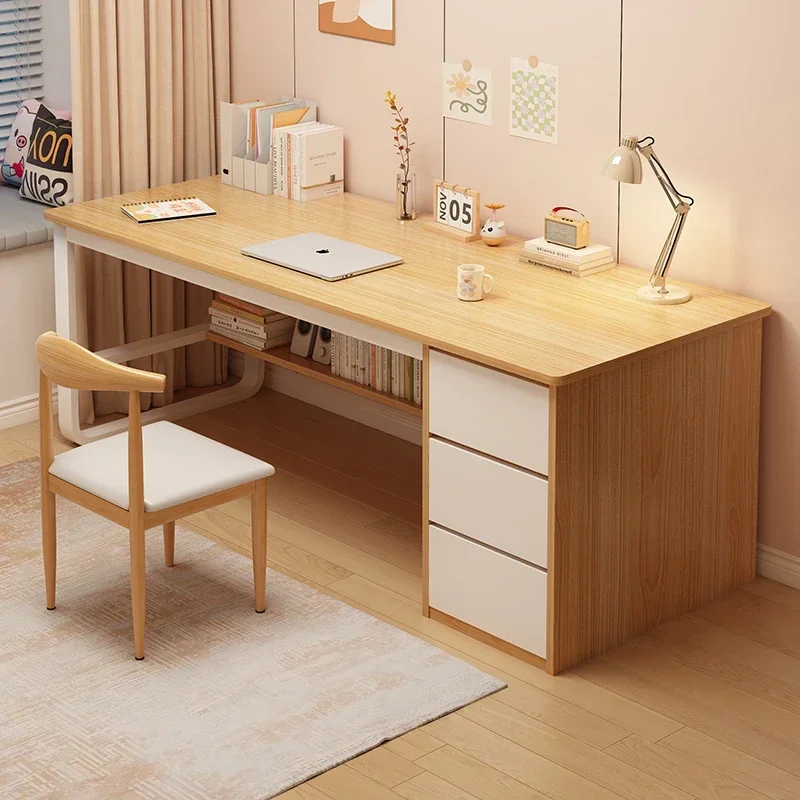 Wooden Storage Study Computer Desks Writing Convertible Office Service Computer Desks Organizers Rangement Bureau Furniture