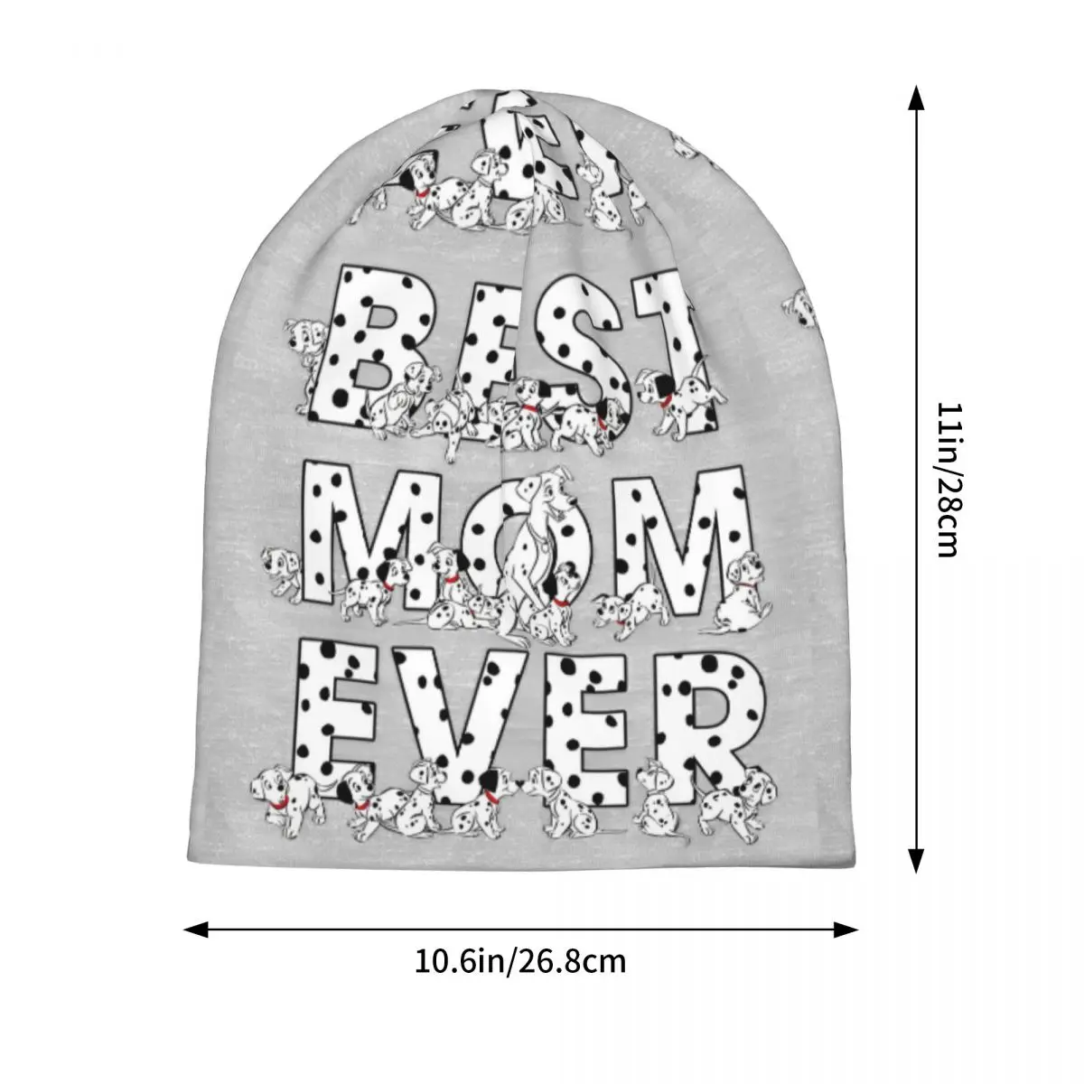 101 dálmatas Skullies gorros sombrero cien y uno dálmatas gótico hombres mujeres gorras al aire libre cálido gorro para la cabeza sombreros