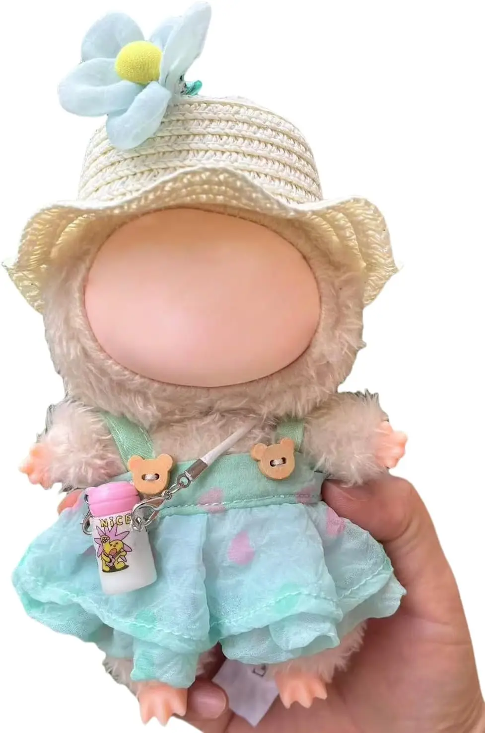 

Одежда, совместимая с куклой, нарядные аксессуары для одежды 17 см, с модной юбкой и шляпой для кукол (зеленый)