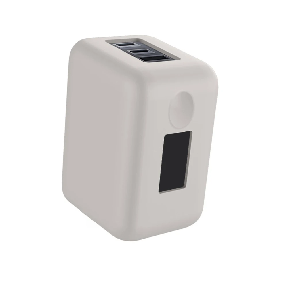 Robust Silicone for Case for CUKTECH CP6 67W Power Adapter Keeps Ports Fully Exposed and Controls Easily Reachable