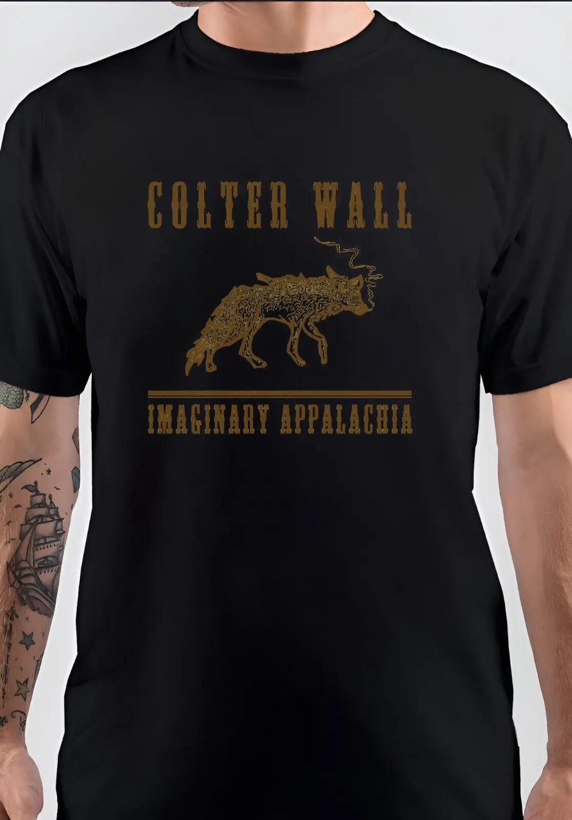 NWT Colter Wall Imaginary Appalachia Cooler Animal Unisex T-Shirt