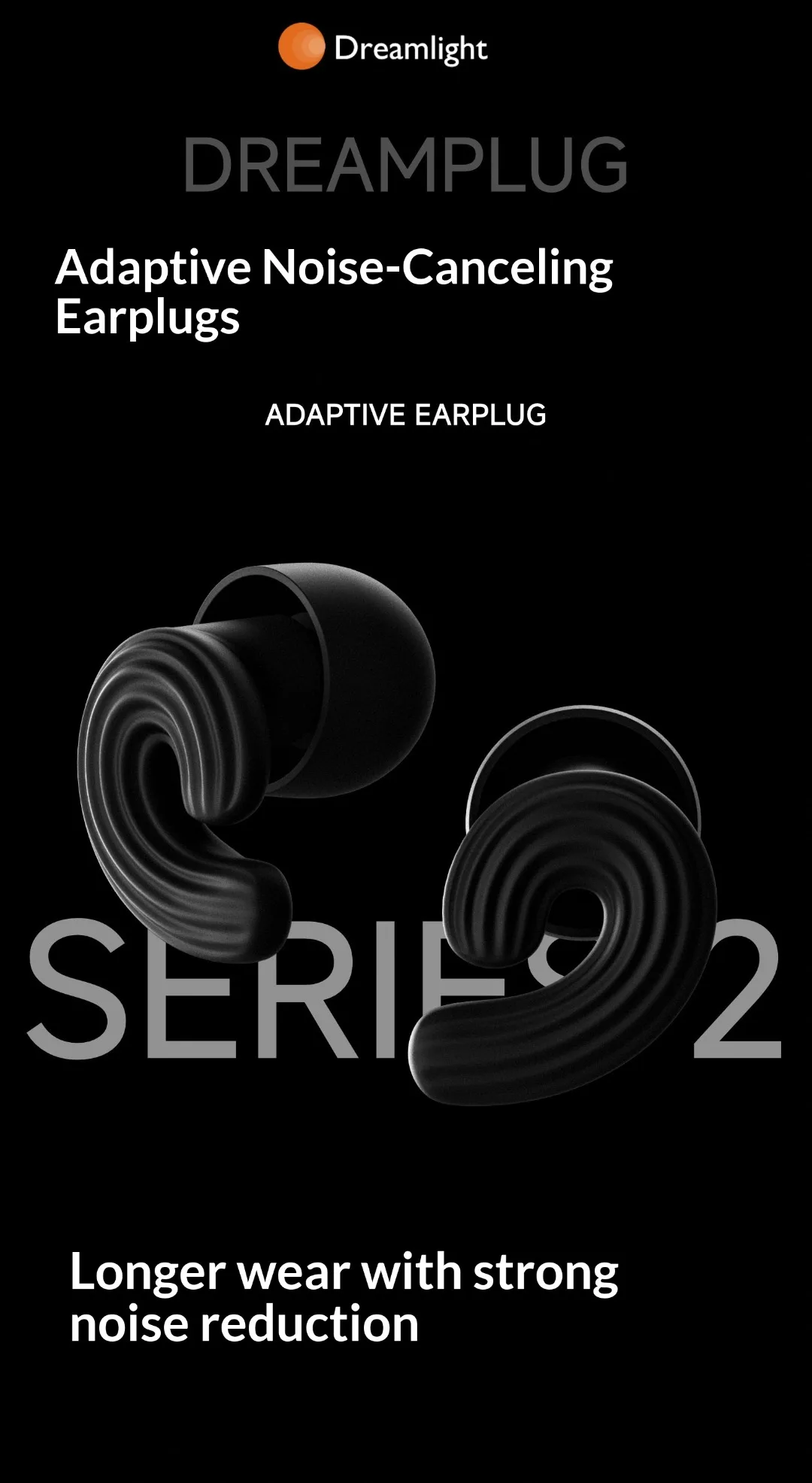 Dreamlight Adaptive Noise-Canceling Earplugs Soft Comfortable Soundproofing Protection Earplugs Set Side Sleeping Artifact