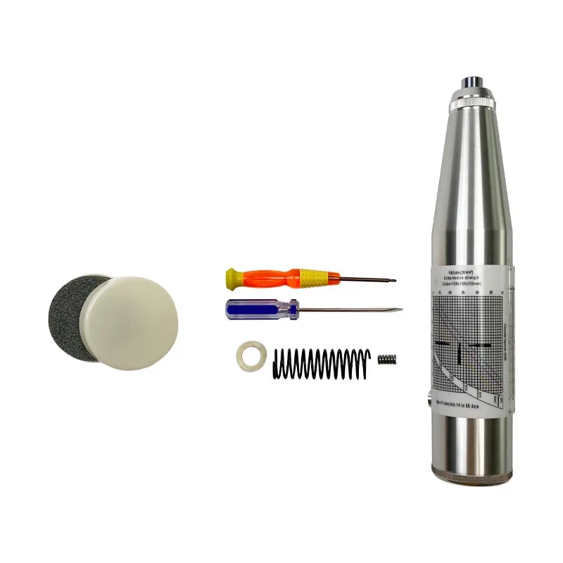 เครื่องทดสอบความแข็งคอนกรีตแบบพกพา ZC3-APortable Concrete Rebound Hammer Tester NDT Resiliometer Schmidt Hammer พร้อมคู่มือภาษาอังกฤษ