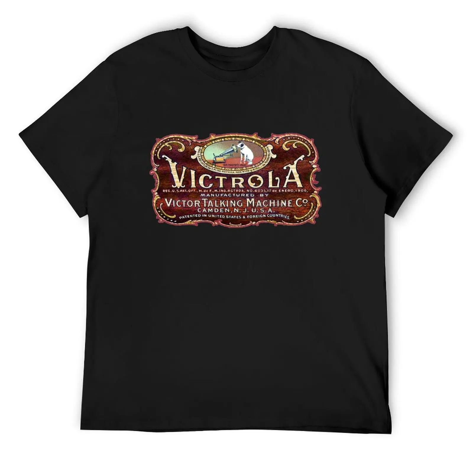 Victrola T-Shirt oversized graphic tee anime t shirts customs boys animal print men workout shirt