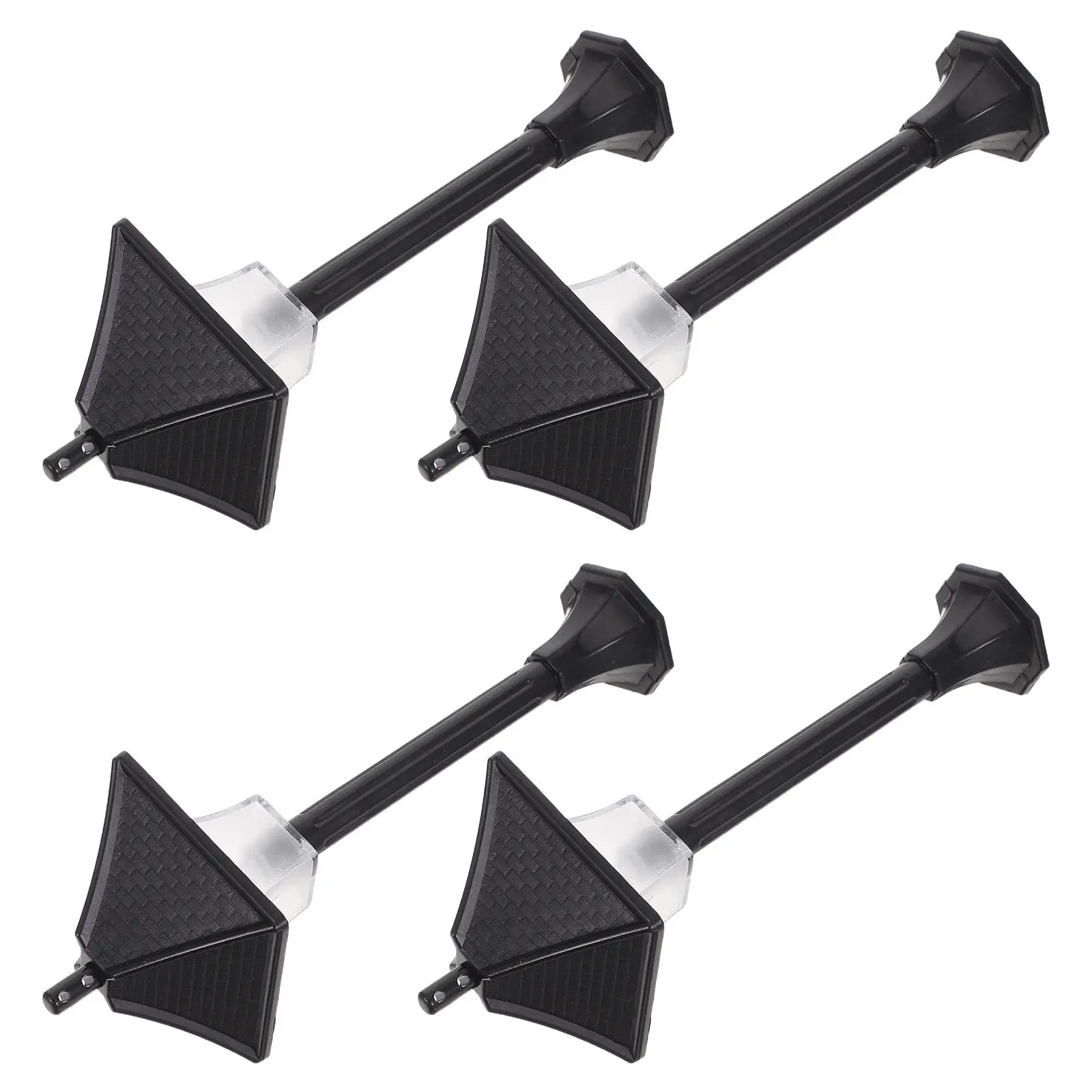 4Pcs Miniature Street Lights Realistic LED Lighting Stable Plugin for Dollhouse Landscape Night Scene Decoration