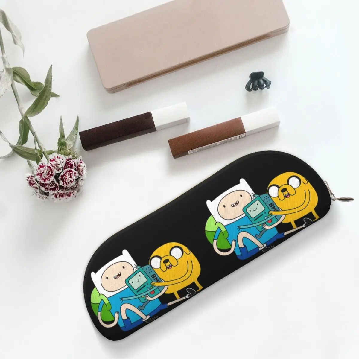 

Финн Джейк BMO пеналы держатель для ручек канцелярские принадлежности большая коробка для ручек пенал для школьников