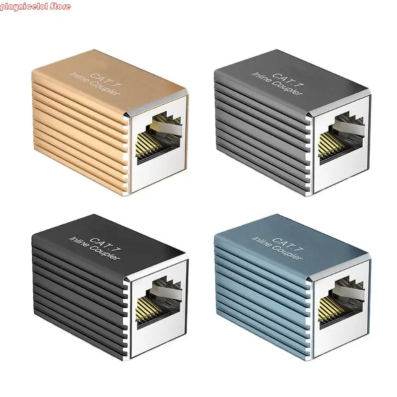 E8BA Trwałość Metal RJ45 Łącznik łącznikowy kabla Ethernet zmniejsza zakłócenia sygnałowe w środowisku domowym lub biurowym