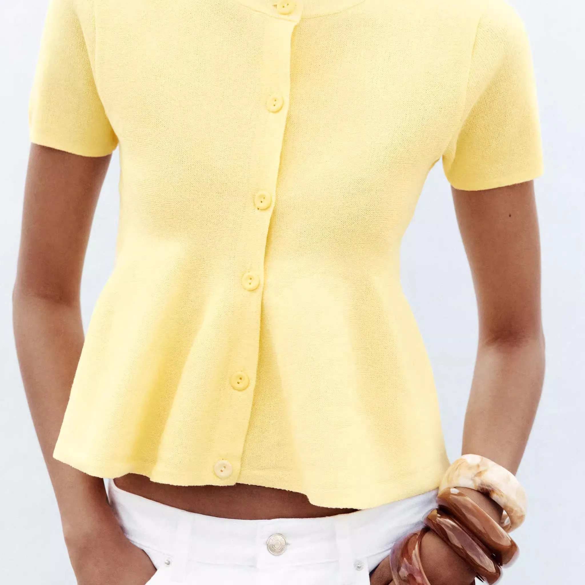 

Новая осенняя женская ор-юбка, вязаный кардиган, пальто, круглое Ne ort Sve Bot Hem, повседневная мода с открытым передом