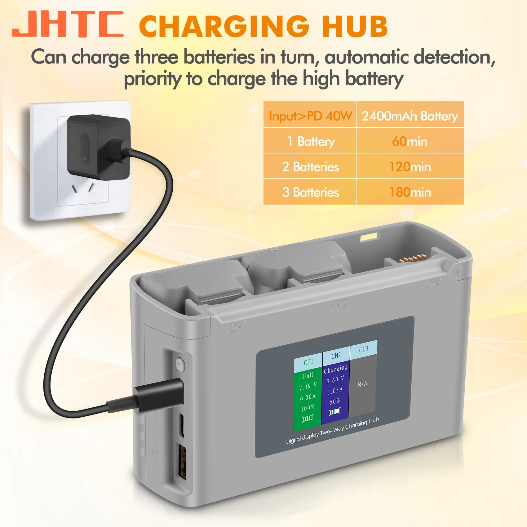 JHTC Charger For DJI Mini 2 SE Battery Charger Intelligent Flight Drone Accessories For DJI Mini SE