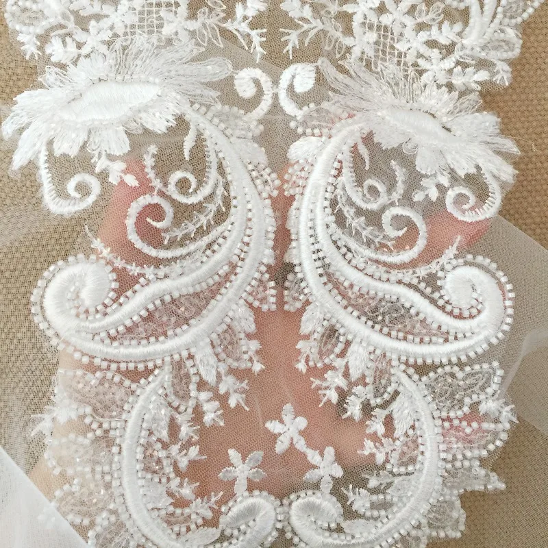 2-exquisite-silver-thread-3d-beaded-sequined-lace-appliques-for-high-end-customized-wedding-dress-and-veil-diy