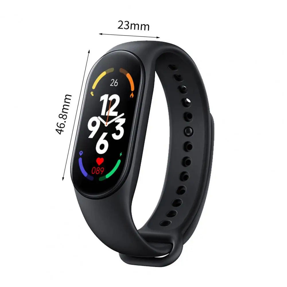 M7 Sports Watch Multiple Languages Blood Pressure Counting Alarm Clock  Reminders Weather Forecast Step Counting Heart Rate Moni