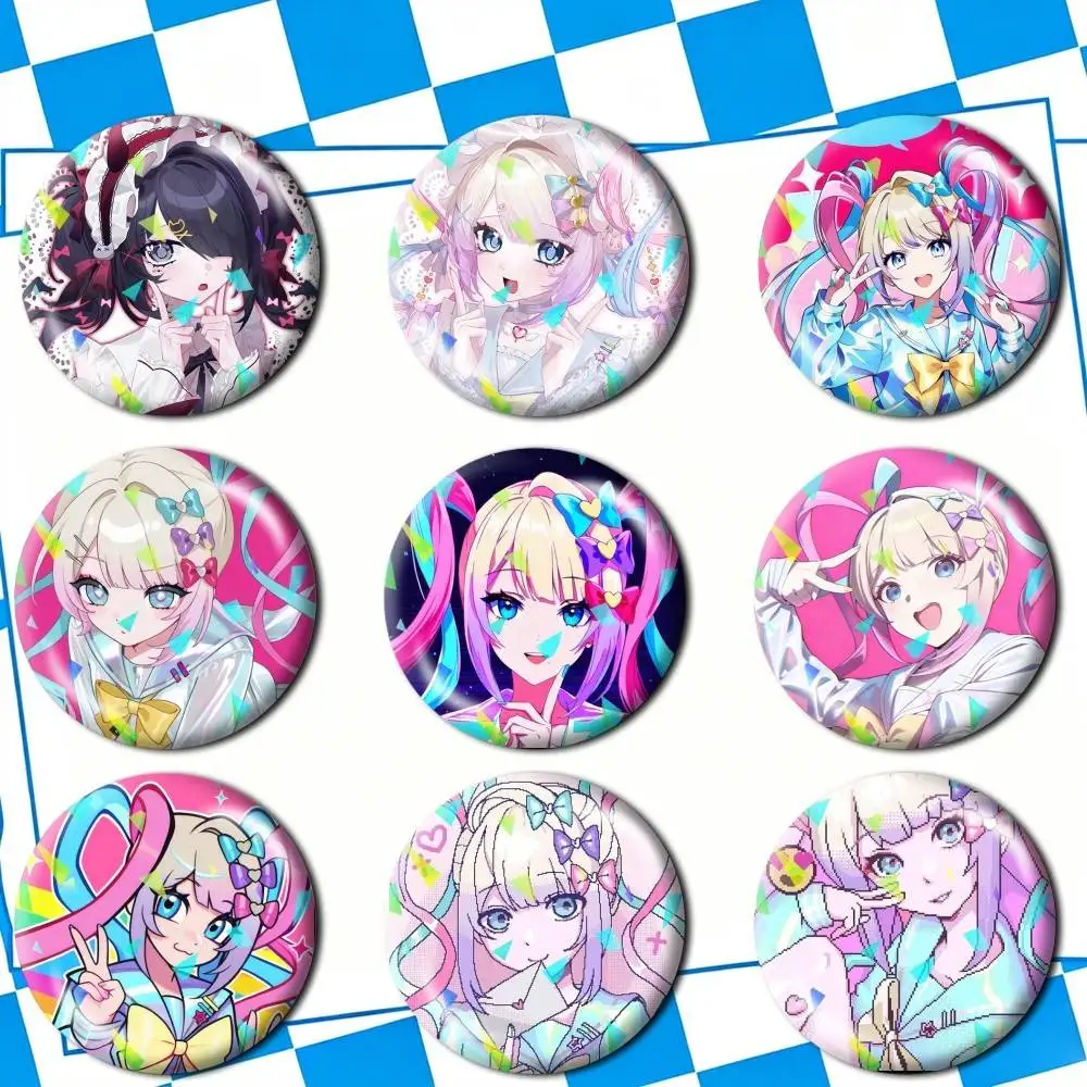 

NGA Game Ame-chan and K-ANGLE Brooches Badge Pins Backpack Hat Accessories Friend Gift Creative Accessories