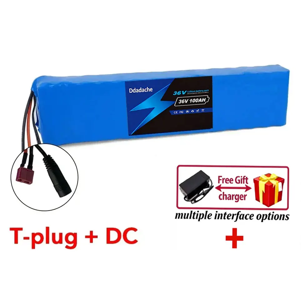 Batterij voor motorfiets en scooter, 10S3P, 36V, 100000mAh, 18650, Ion Eddie, 1000W, hoge vermogen en capaciteit 36V
