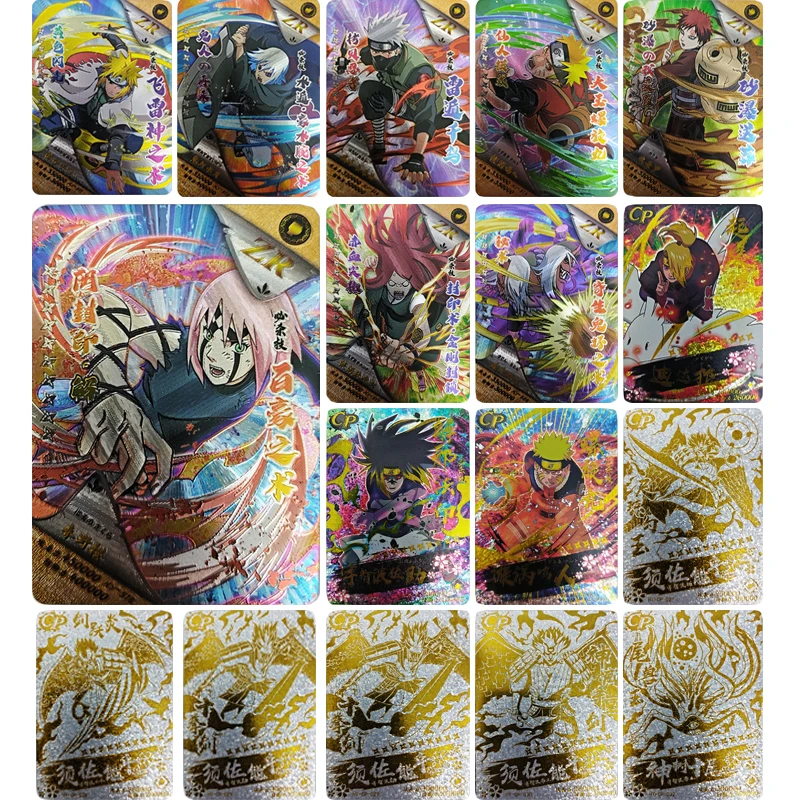 

Japanese Anime Naruto Gaara Uchiha Sasuke Senju Tobirama Characters Favourite Cards Christmas Birthday Gift Children's Toys