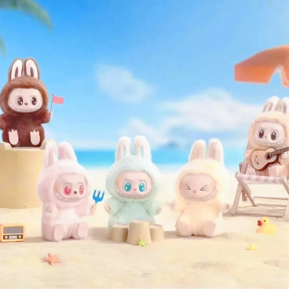 

Cute Monster Keychain Pendant Doll Model Toy Set for Girls, Labubu Sit Down Party Series PVC Vinyl Blind Box Collectible