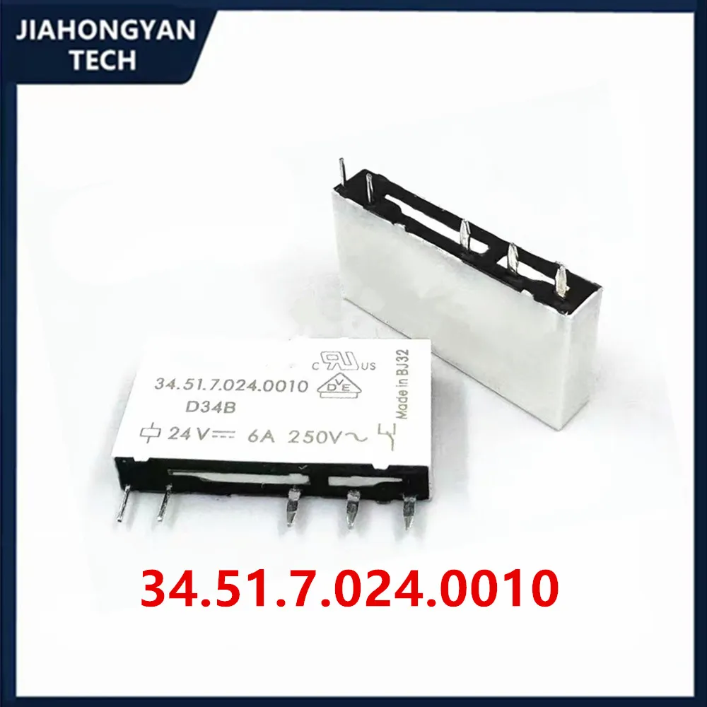 3PCS 5PCS Original 34.51.7.024.0010 24V For Finder ultra-thin relay 26A 5-pin