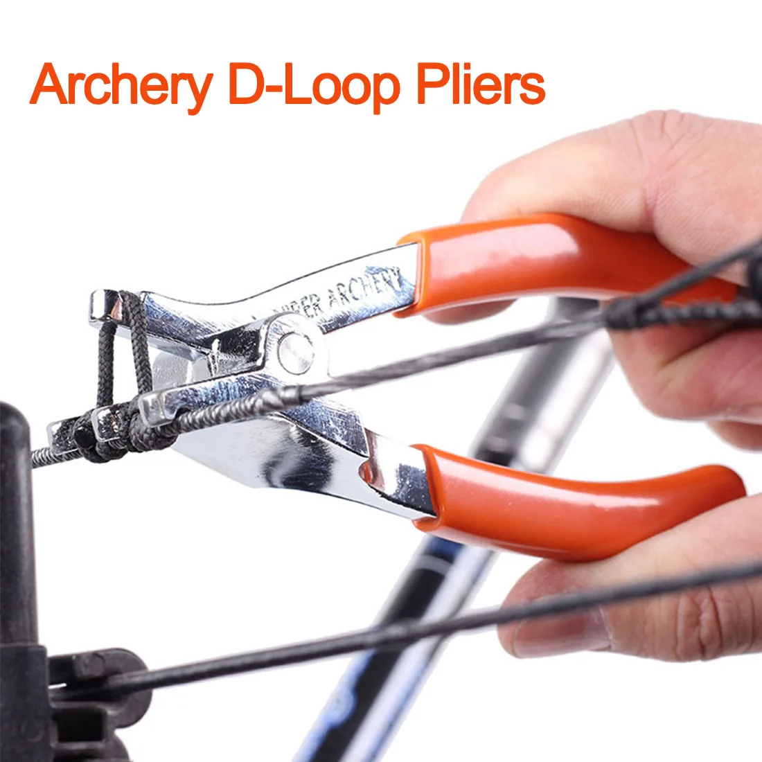 Archery D-Loop Pliers Compound Bow String D Ring Rope Adjustment Fixing Tool Shooting Accessories