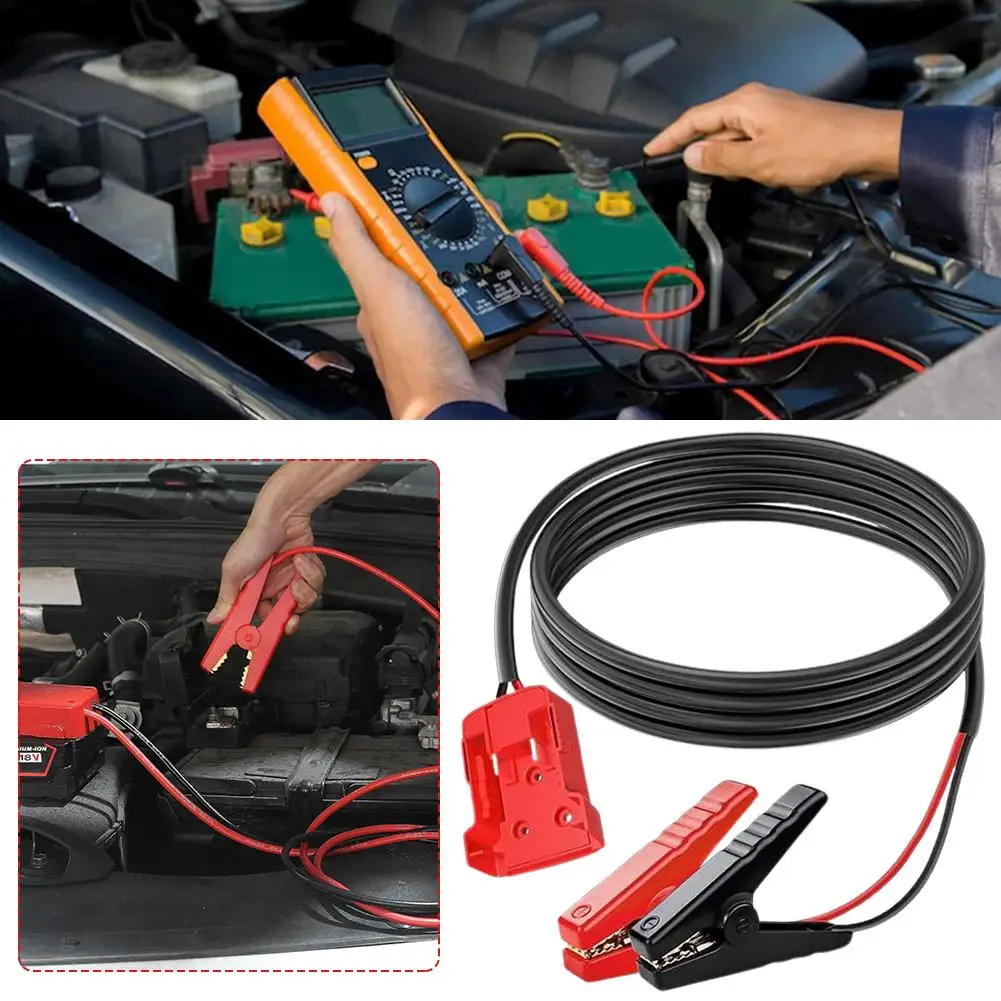 8AWG Car Battery Igniter Automotive Emergency Power Kits Cable 6.56ft For Milwaukee M18 Jumper Starter Jump Kit Power Tool L2A4