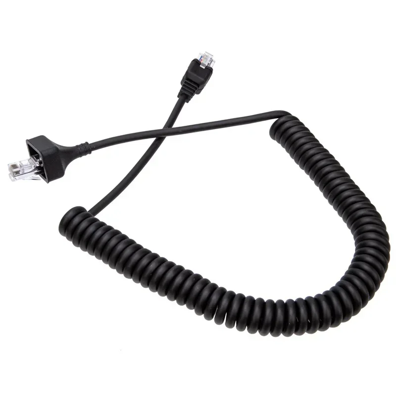 Replacement 8 Pin KMC-30 Mic Handheld Ridao Speaker Mic Microphone PU Cable For Kenwood KMC-32 KMC-35 KMC-36 MC -59 KMC-27 Repai