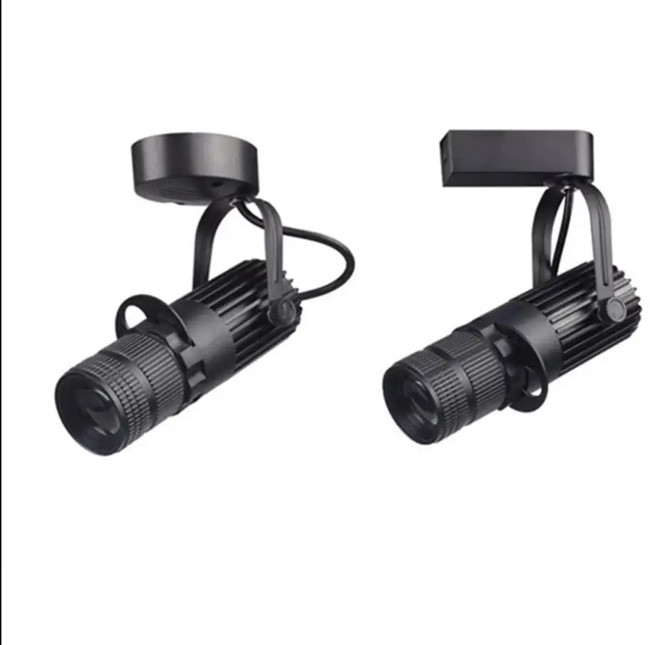 

Трековый светильник с регулируемым фокусом, прожектор, полоса, сценическая камера, COB, потолочный светильник, проекционный дисплей, фреска, фон, настенное освещение