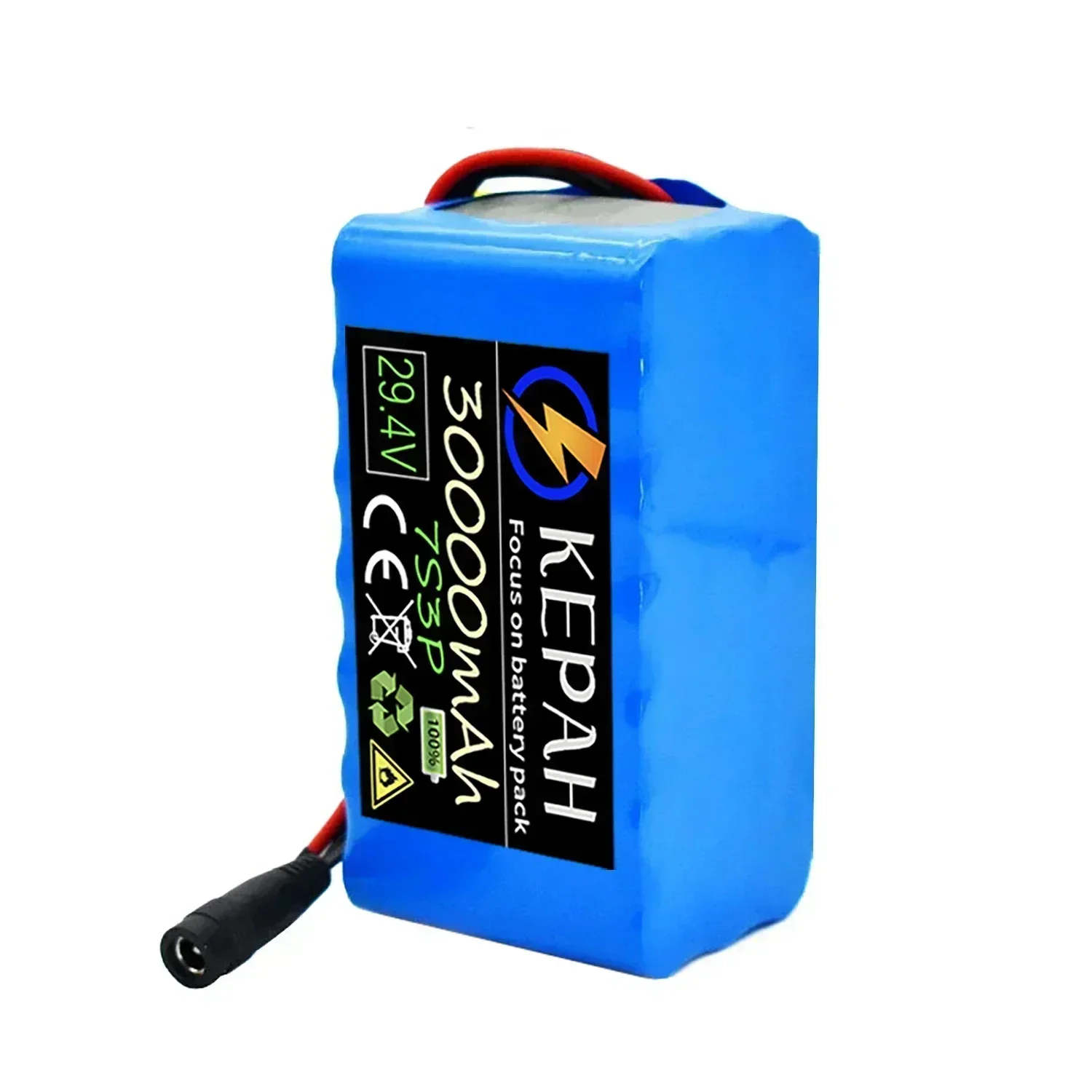 24V 30000mAh 7S3P 18650 24V Lithium Battery Can Replace Wheelchair Battery 29.4V 7S3P Electric Bicycle 24V Battery Pack